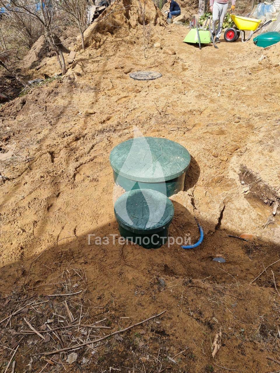 Изображение установленного септика Зорде 4